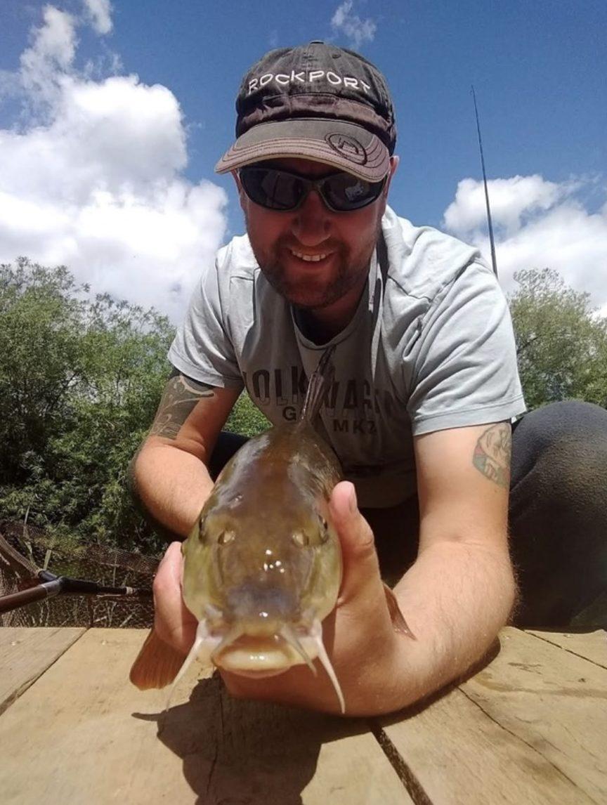 Eye to eye with a River Wharfe barbel
