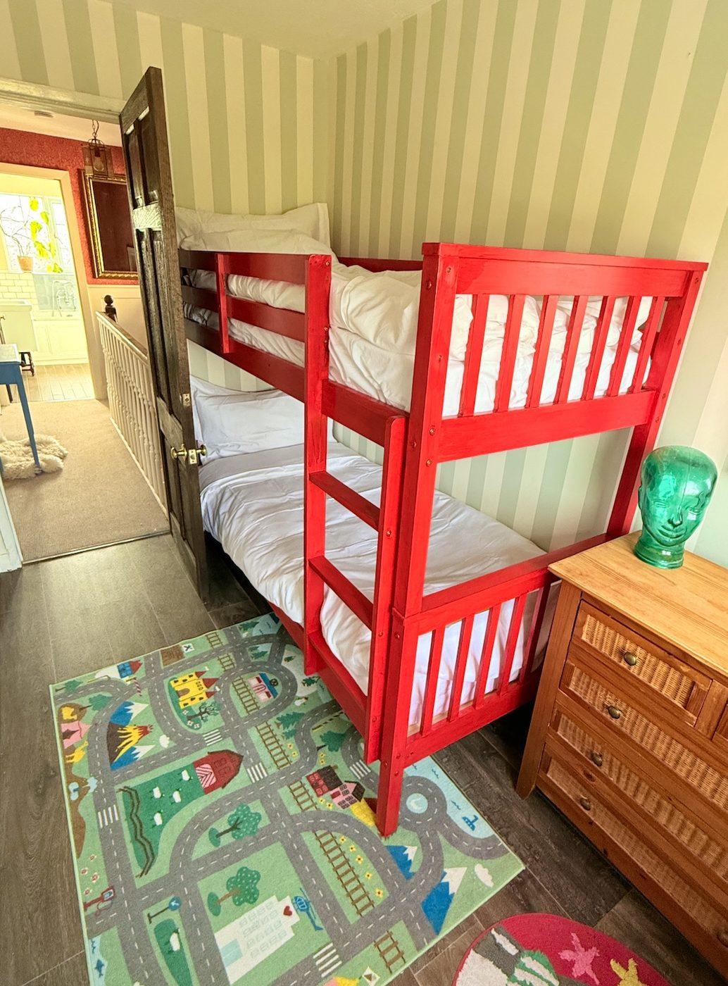 Bunk room at Wharfe Bank Cottage