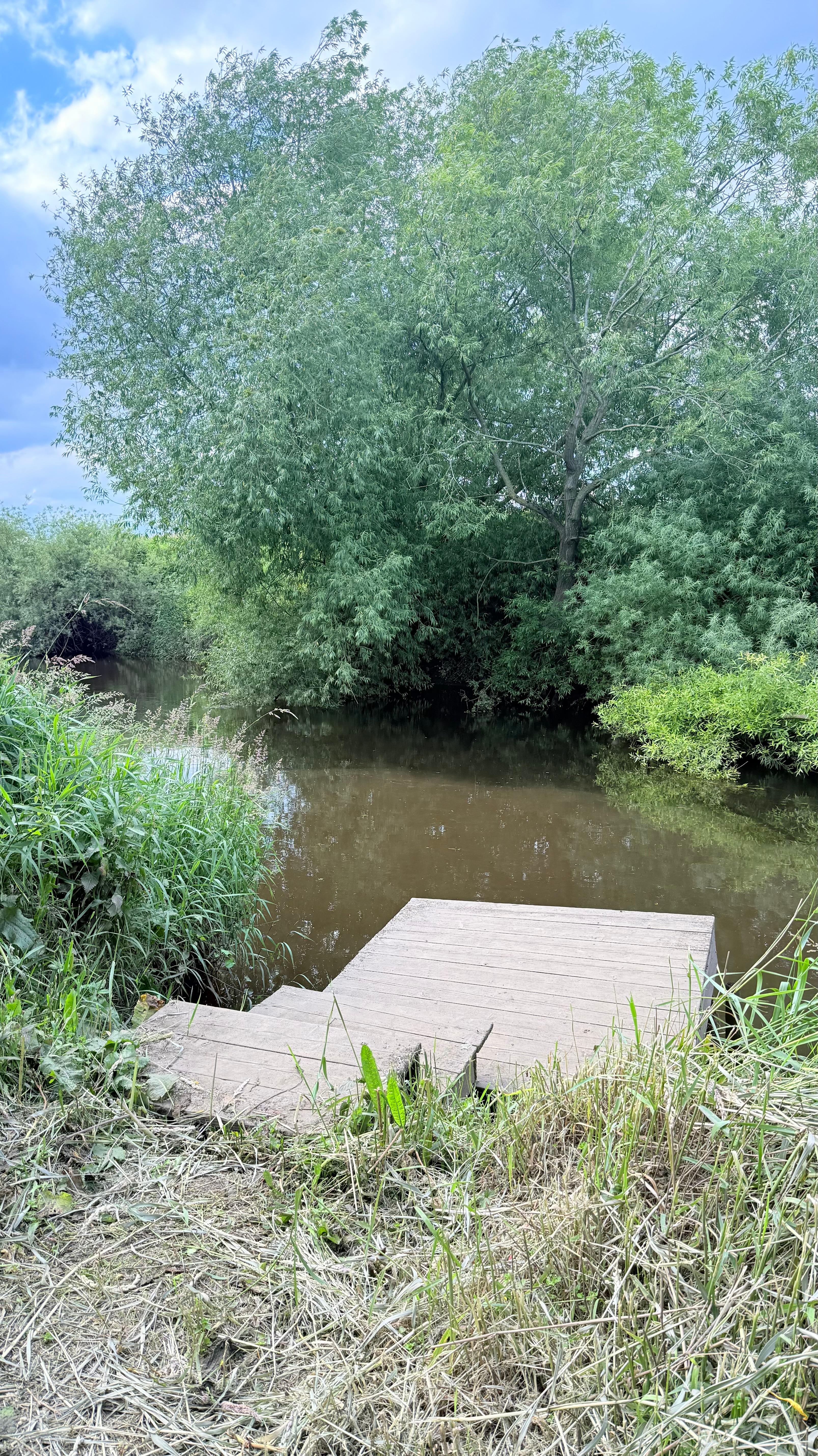 Left peg on the River Wharfe at Wharfe Bank Fishing